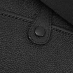 مملوكة مسبقًا Hermes Black Taurillon Clemence Evelyne 3 29 PM Shoulder Bag