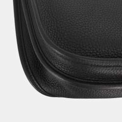 مملوكة مسبقًا Hermes Black Taurillon Clemence Evelyne 3 29 PM Shoulder Bag