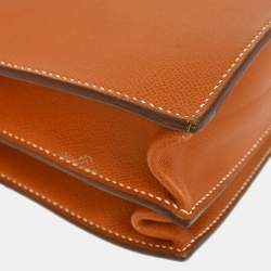 مملوكة مسبقًا هيرمس ذهبي إبصوم كيلي ديبيش 38 حقيبة أعمال