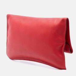مملوكة مسبقًا Hermes Rouge Tomate Evercolor Pliplat Clutch