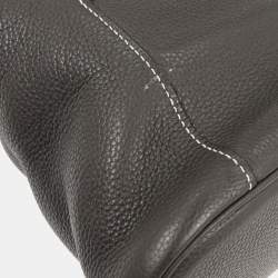 Pre Owned Hermes Graphite Taurillon Clemence Goodnews Pm Shoulder Bag