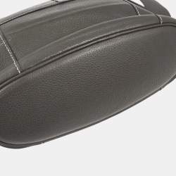 Pre Owned Hermes Graphite Taurillon Clemence Goodnews Pm Shoulder Bag