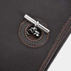 مملوكة مسبقًا Hermes Havane Buffalo Vespa Gm Shoulder Bag