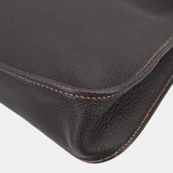 مملوكة مسبقًا Hermes Havane Buffalo Vespa Gm Shoulder Bag