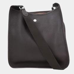 مملوكة مسبقًا Hermes Havane Buffalo Vespa Gm Shoulder Bag