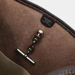 مملوكة مسبقًا Hermes Havane Buffalo Vespa Gm Shoulder Bag