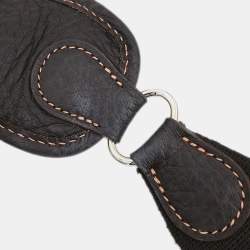 مملوكة مسبقًا Hermes Havane Buffalo Vespa Gm Shoulder Bag