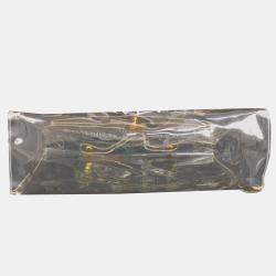 Pre Owned Hermes Vinyl Kelly Beach Handbag Souvenir De L'Exposition 1997