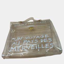 Pre Owned Hermes Vinyl Kelly Beach Handbag Souvenir De L'Exposition 1997