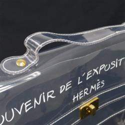 Pre Owned Hermes Vinyl Kelly Beach Handbag Souvenir De L'Exposition 1997