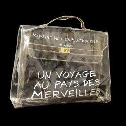 Pre Owned حقيبة شاطئ هيرمس فينيل كيلي سوڤينير دي ليكسبوزيشن 1997