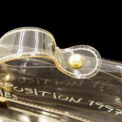 Pre Owned حقيبة شاطئ هيرمس فينيل كيلي سوڤينير دي ليكسبوزيشن 1997