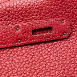 مملوكة مسبقًا حقيبة هيرمس كلي الثاني روج غرينات توغو 32 العودة