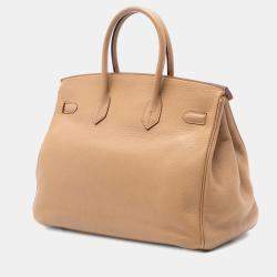 Pre Owned Hermes Chai Togo Birkin Retourne 35