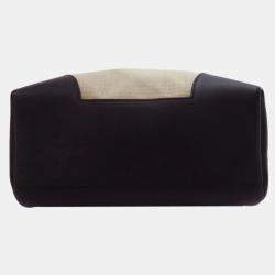 مملوكة مسبقًا Hermes Sleek Backpack Canvas And Calfskin Leather