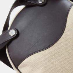 مملوكة مسبقًا Hermes Sleek Backpack Canvas And Calfskin Leather