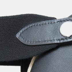 مملوكة مسبقًا Hermes Sleek Backpack Canvas And Calfskin Leather