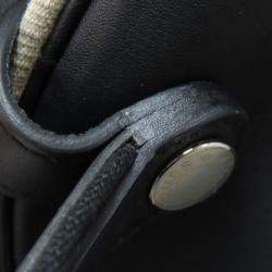 مملوكة مسبقًا Hermes Sleek Backpack Canvas And Calfskin Leather