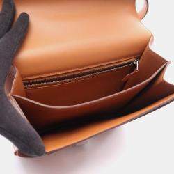 Pre Owned حقيبة هيرميس ساك 2002 كتف جلد إيفركولور بني