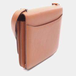 Pre Owned حقيبة هيرميس ساك 2002 كتف جلد إيفركولور بني