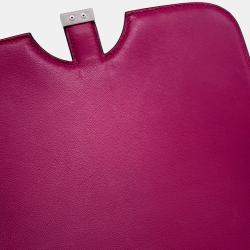 Pre Owned حقيبة هيرمس كتف 2002-20 بنفسجي وردي جلد إيفركالر