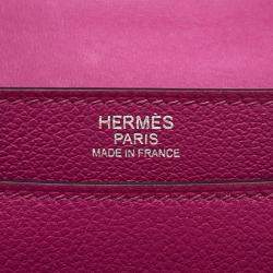 Pre Owned حقيبة هيرمس كتف 2002-20 بنفسجي وردي جلد إيفركالر