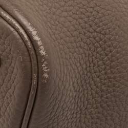مملوكة مسبقًا Hermès Picotin Lock 22 Etoupe Taurillon Clemence Leather Tote