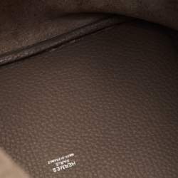 مملوكة مسبقًا Hermès Picotin Lock 22 Etoupe Taurillon Clemence Leather Tote