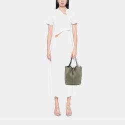 Pre Owned Hermes Sauge Clemence Picotin Lock 22