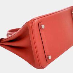 Pre Owned حقيبة هيرميس روج طماطم توجو بيركين ريتورنيه 25