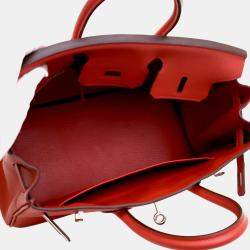 Pre Owned حقيبة هيرميس روج طماطم توجو بيركين ريتورنيه 25