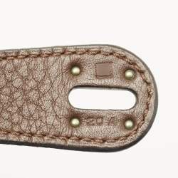 مملوكة مسبقًا حقيبة هيرمس ليندي مطلية بلاديوم جلد سويفت وردية 34