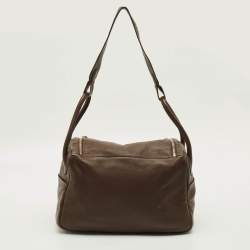 مملوكة مسبقًا حقيبة هيرمس ليندي مطلية بلاديوم جلد سويفت وردية 34