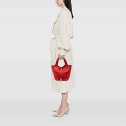 مملوكة مسبقًا حقيبة هيرمس بيكوتين لوك 18 كليمونس أحمر