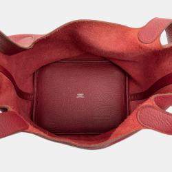 Pre Owned حقيبة هيرمس بيكوتين لوك 22 كليمونس أحمر