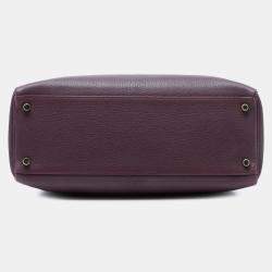 Pre Owned حقيبة هيرمس كيلي ريتورن 35 شيفر ميزور بنفسجي