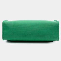 مملوكة مسبقًا حقيبة هيرمس هيرباج زيپ 31 توال أزرق أخضر