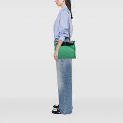 مملوكة مسبقًا حقيبة هيرمس هيرباج زيپ 31 توال أزرق أخضر