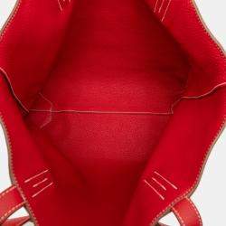 مملوكة مسبقًا Hermes Red Clemence Double Sens 36