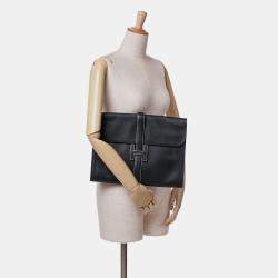 مملوكة مسبقًا هيرمس سويفت جيج أسود كبير