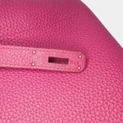 Pre Owned Hermes Purple Togo Kelly II Retourne 32