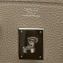 Pre Owned حقيبة هيرمس بيركين 30 جلد توريليون كليمينس شوكولاته ومعدن مطلي بالاديوم
