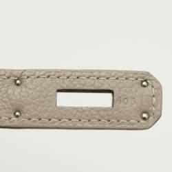 Pre Owned حقيبة هيرمس بيركين 30 جلد توريليون كليمينس شوكولاته ومعدن مطلي بالاديوم