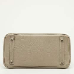 Pre Owned حقيبة هيرمس بيركين 30 جلد توريليون كليمينس شوكولاته ومعدن مطلي بالاديوم