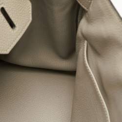 Pre Owned حقيبة هيرمس بيركين 30 جلد توريليون كليمينس شوكولاته ومعدن مطلي بالاديوم