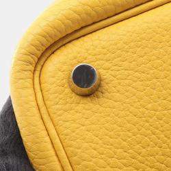 مملوكة مسبقًا Hermes Picotin Lock 18 Soleil Taurillon Clemence Leather Shoulder Bag