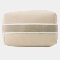 Pre Owned Hermes Brown Small Toile Bride A Brac Case