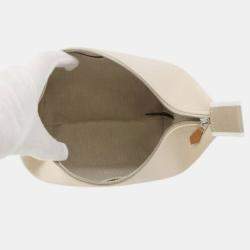 Pre Owned Hermes Brown Small Toile Bride A Brac Case