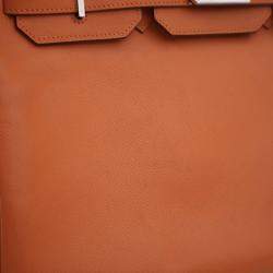 Pre Owned Hermes Orange Epsom Birkin Retourne 35