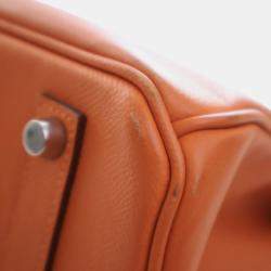 Pre Owned Hermes Orange Epsom Birkin Retourne 35
